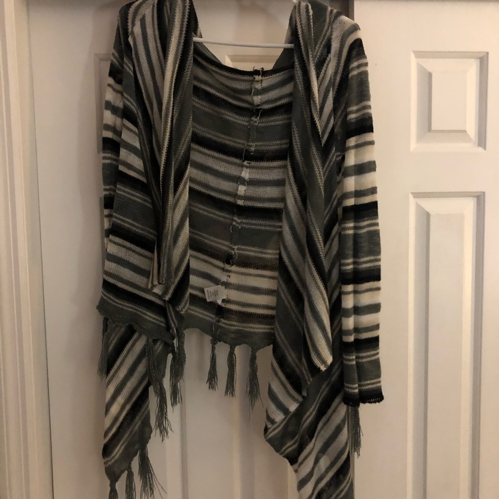 Striped cardigan